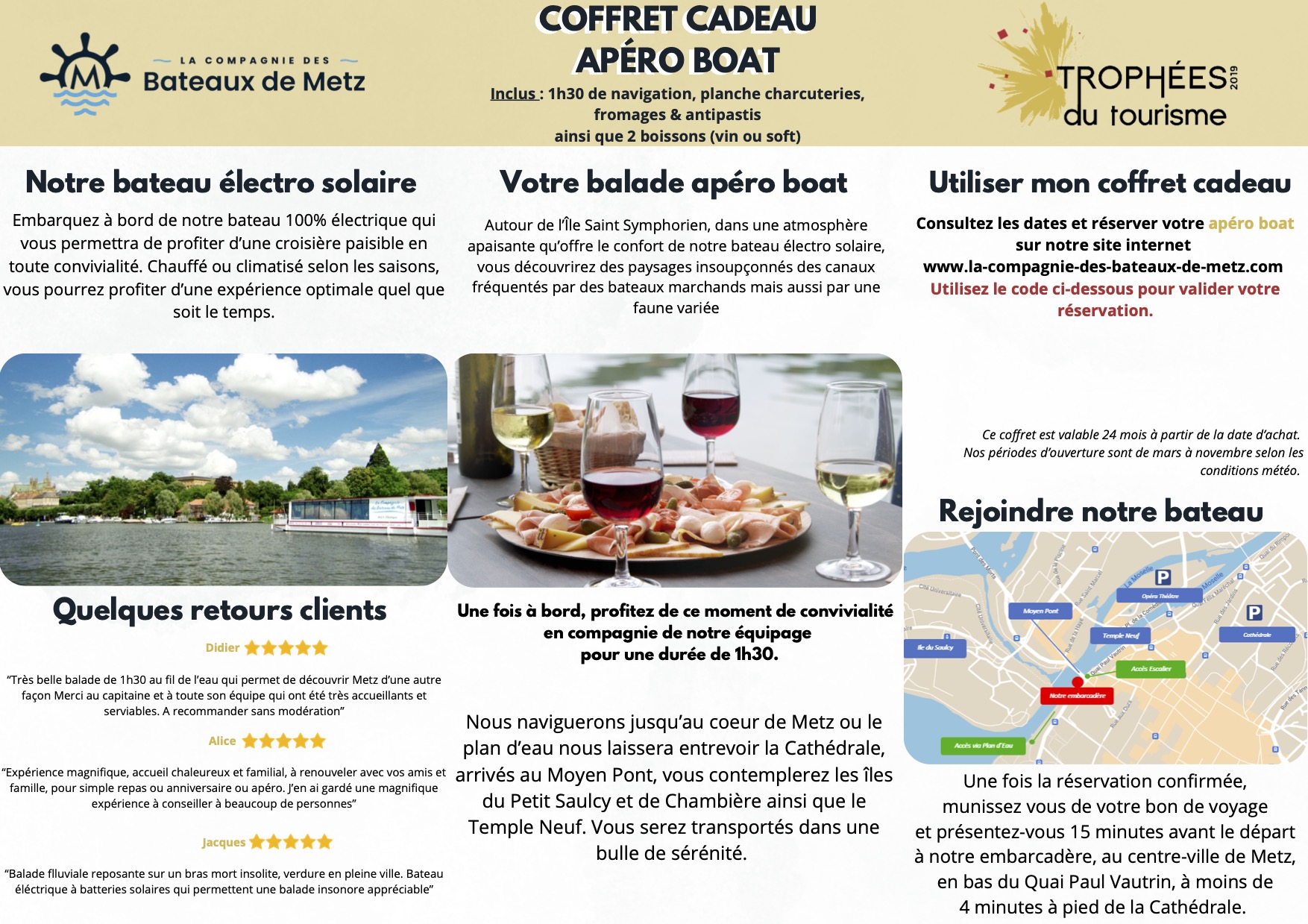 Coffrets cadeaux La Compagnie des Bateaux