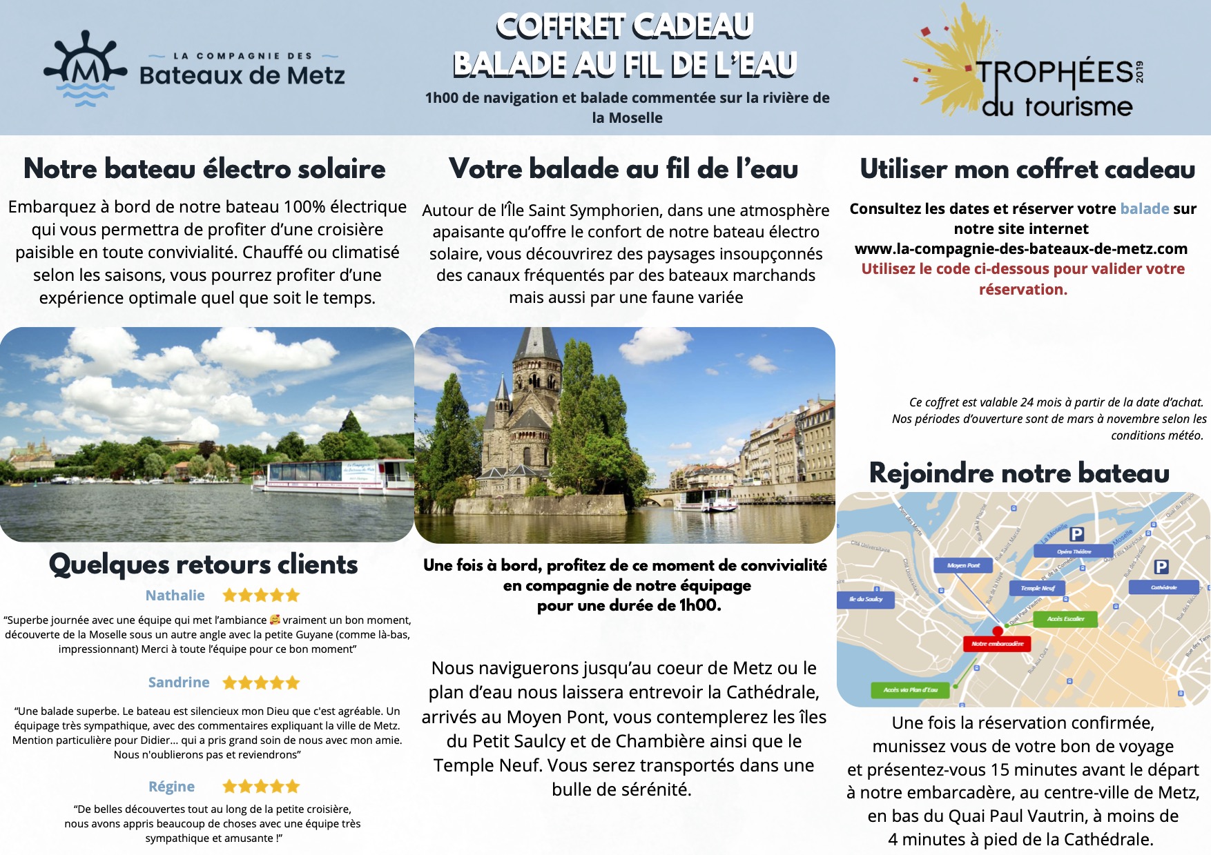 Coffrets cadeaux La Compagnie des Bateaux